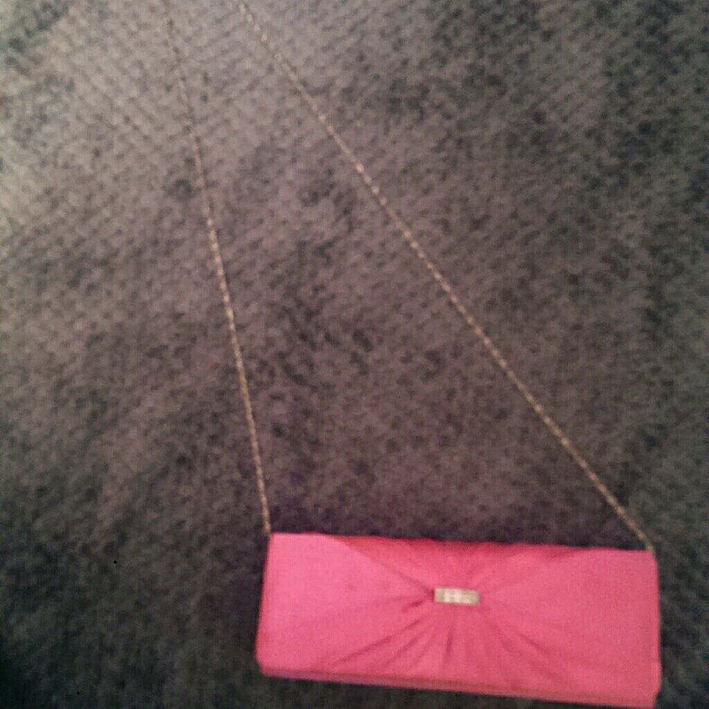 Pink clutch